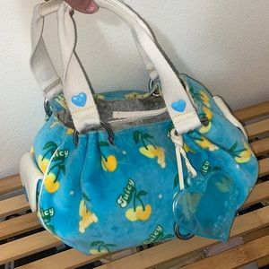 Juicy Couture Blue Cherry Hobo bag 🍒💙